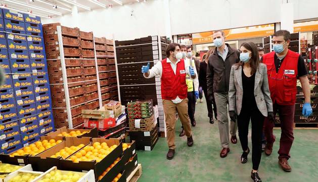 Visita de los Reyes a Mercamadrid