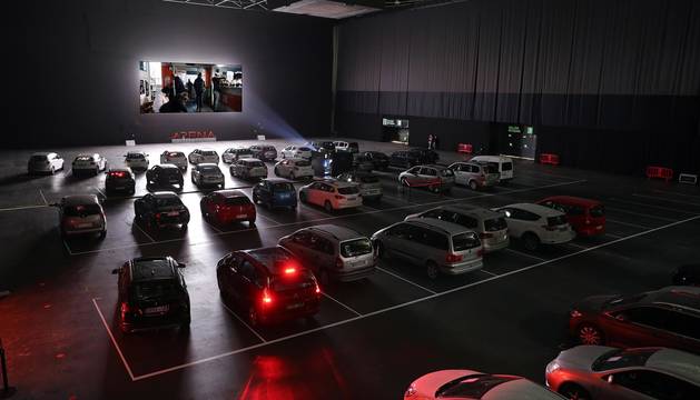Fotos del autocine en el Navarra Arena