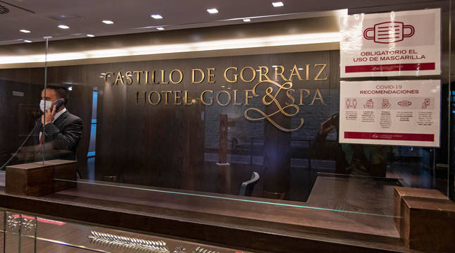 El Castillo de Gorráiz abrió el pasado jueves su hotel y la zona de spa.