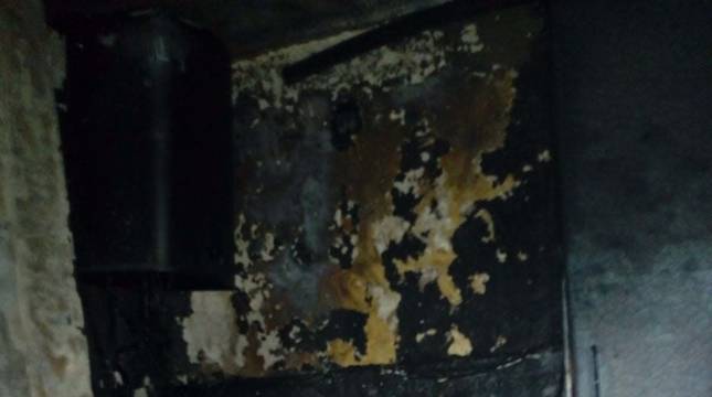 Incendio en una vivienda de Pamplona