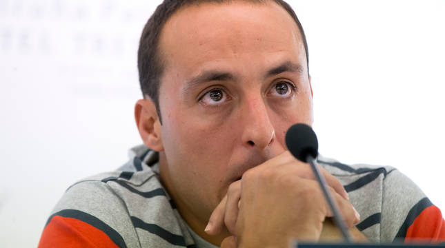 Momento en el que Juan Martínez de Irujo anunció que sufría una afección cardiaca en 2016.