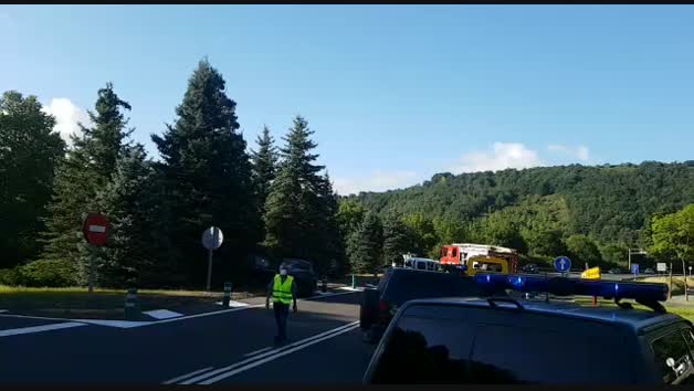 Vídeo de un accidente con siete heridos en Sunbilla