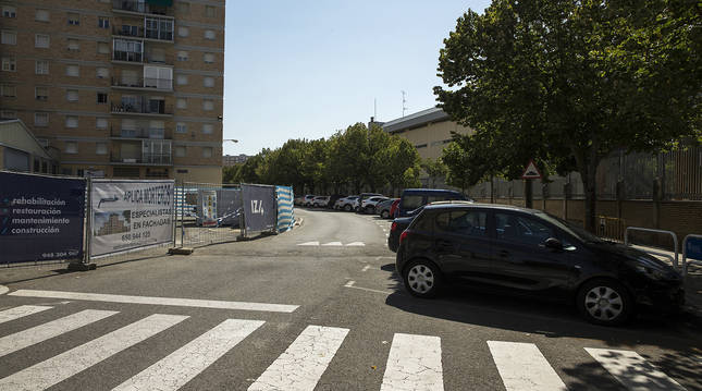 Imagen de la calle Doctor Juaristi de San Jorge, donde se implantará el corredor ciclista.