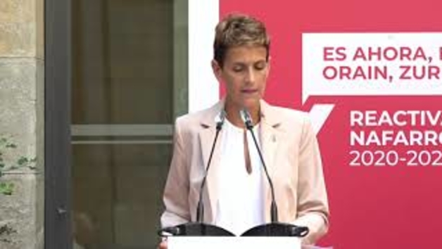 Vídeo: María Chivite presenta el Plan Reactivar Navarra