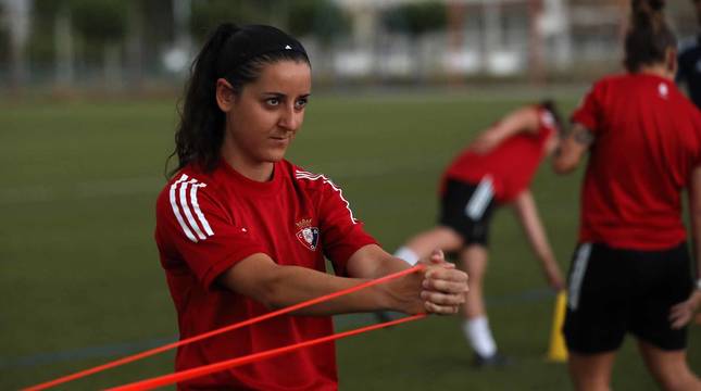 Fotos de la vuelta al trabajo de Osasuna Femenino