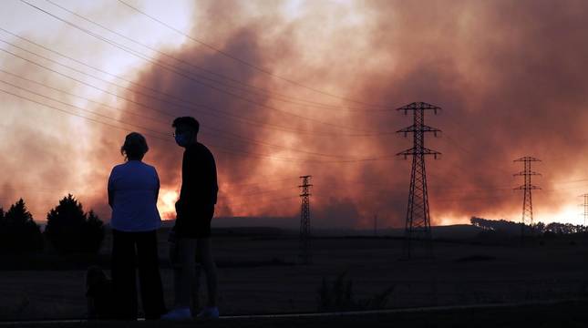 Incendio en Gazólaz