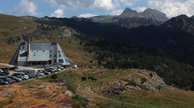 Fotos de la reapertura del refugio Ángel Olorón