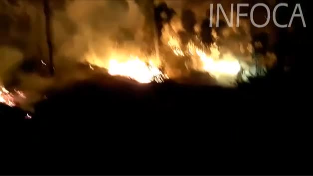 Vídeo del mayor incendio del verano ocurrido en Huelva