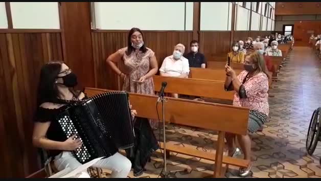 Jota en la eucaristía de Acción de Gracias por la despedida de los Jesuitas de Tudela