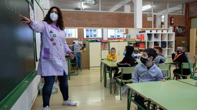 Primer día en el Colegio Público San Miguel de Noáin