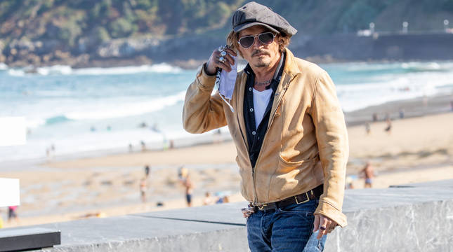 Johnny Depp llega al Festival Internacional de Cine de San Sebastián