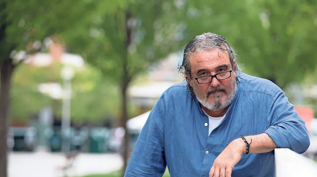 Pascual García Arano ha estado esta semana en Pamplona promocionando su cuarta novela, Delincuenciario.