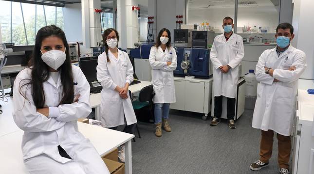 Foto del equipo de Navarrabiomed involucrado en el proyecto Innolfact.