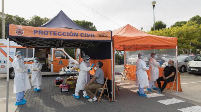 El cribado que se realizó la semana pasada en Tudela ha dado como resultado 4 positivos de un total de 507 PCR realizados