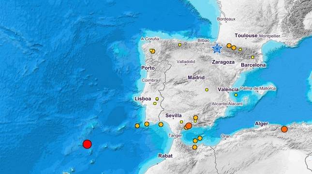 Terremoto en Navarra: la tierra tiembla con fuerza al filo de la medianoche