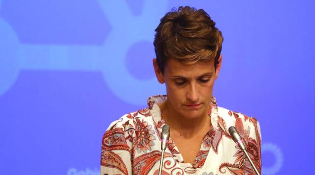 Foto de María Chivite, presidenta del Gobierno de Navarra.