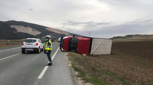 Fotos de los daños por el viento en Pamplona y Navarra