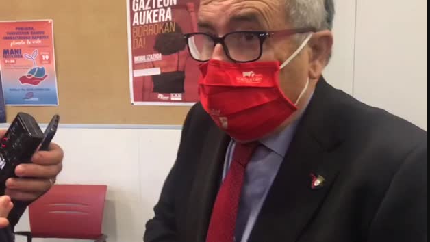 Reacción de Sabalza a la suspensión del juicio por delito fiscal a la directiva de Osasuna de 2013