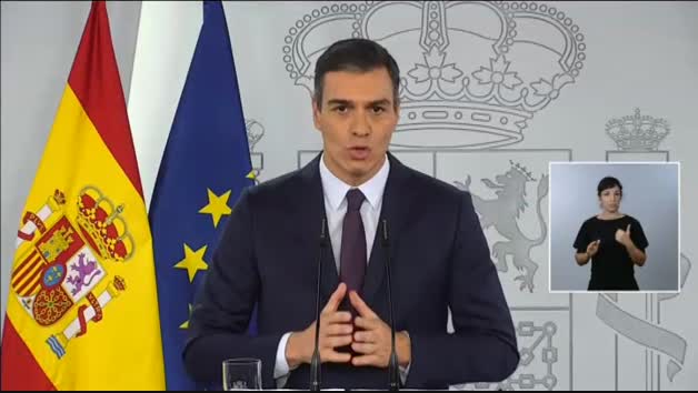 Vídeo: Sánchez apela a la "máxima disciplina social" para contener la pandemia