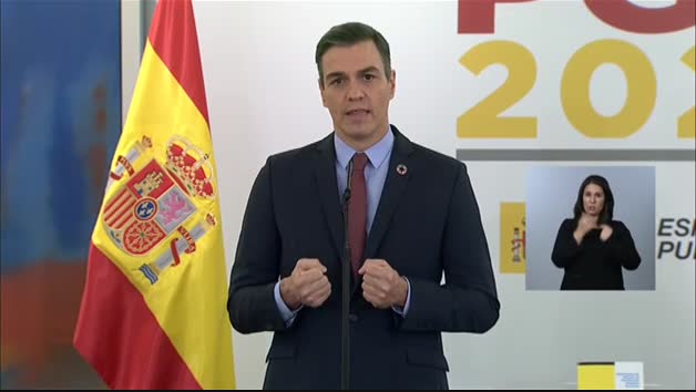 Vídeo: Sánchez e Iglesias presentan los Presupuestos para 2021