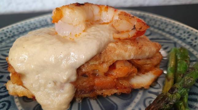 Esta merluza rellena de txangurro es una de las tres recetas de La Rinconada de Lorenzo de hoy
