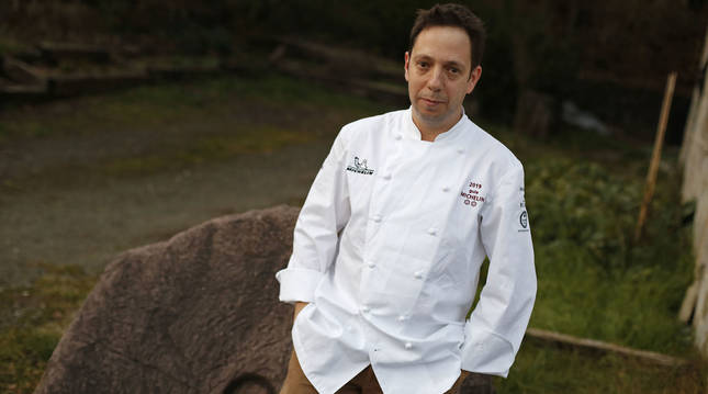 Foto del cocinero navarro David Yárnoz.