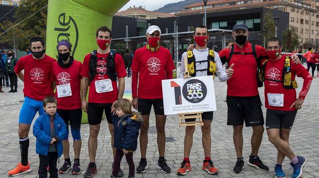 Carrera solidaria A los Cuatro Vientos en Berriozar