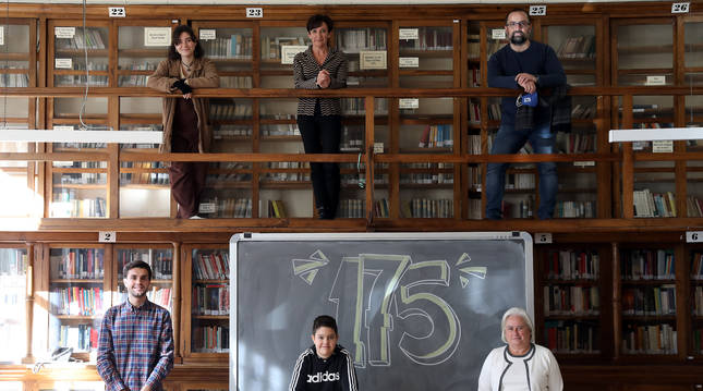 Arriba, Amaia Irigoyen Lassa, Mª Jesús Gastesi Ulzurrun y Pablo Uría Díez. Abajo. Carlos Ukar Arana, Iñigo Antoñanzas Mangado y Carmela Sara Goyén.