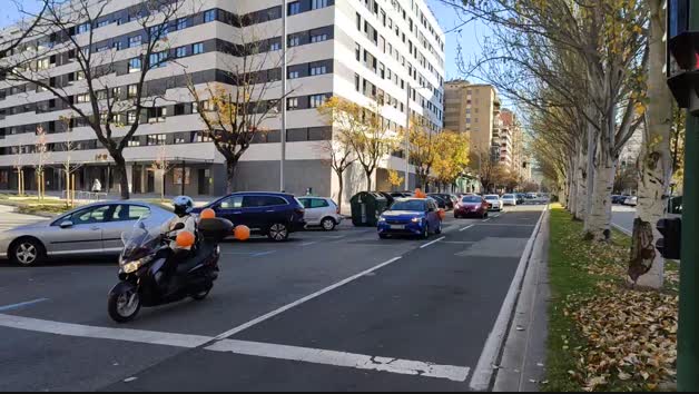 Manifestación en Pamplona en contra de la Ley Celaá