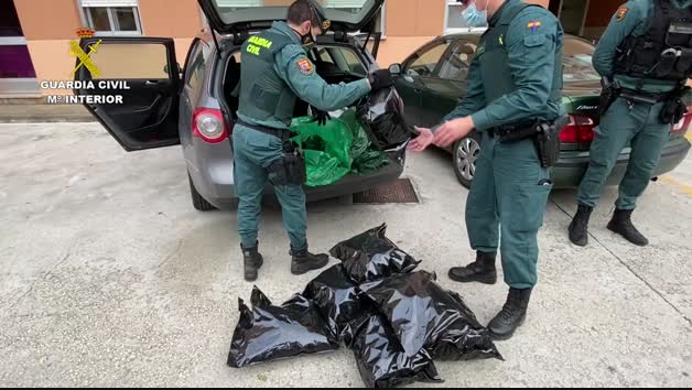 Operación de la Guardia Civil en Cizur.