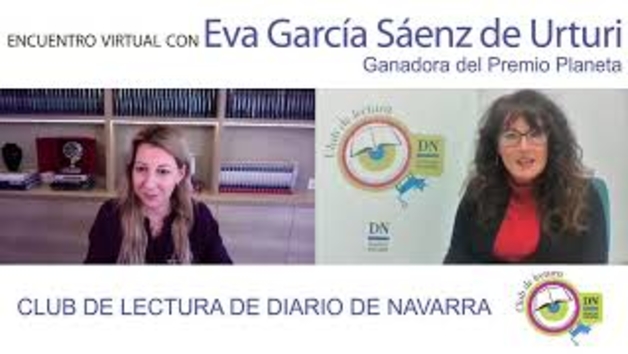Encuentro del Club de lectura de Diario de Navarra con la ganadora del Premio Planeta