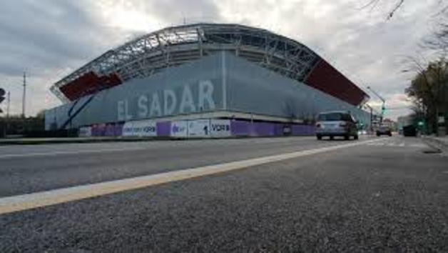 Vídeo de las obras del exterior de El Sadar, desde todos los ángulos