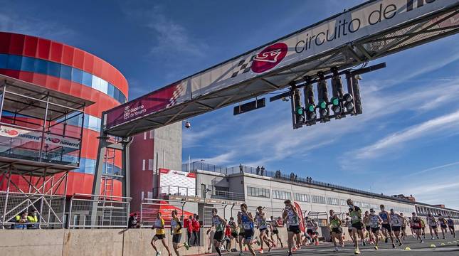 Primera carrera en Navarra desde la pandemia en el Circuito de Los Arcos