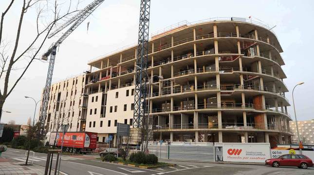 Foto de la nueva residencia de estudiantes de la calle Sadar.
