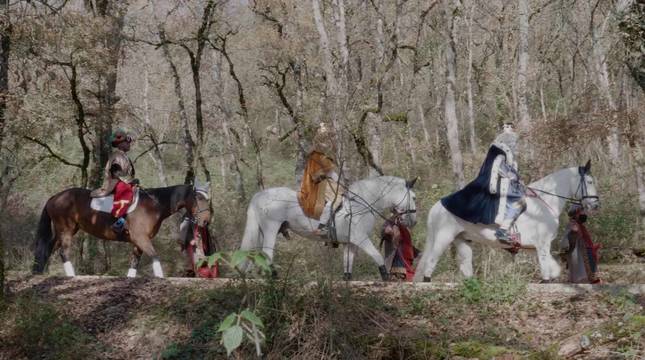 Los Reyes Magos, de camino a Pamplona