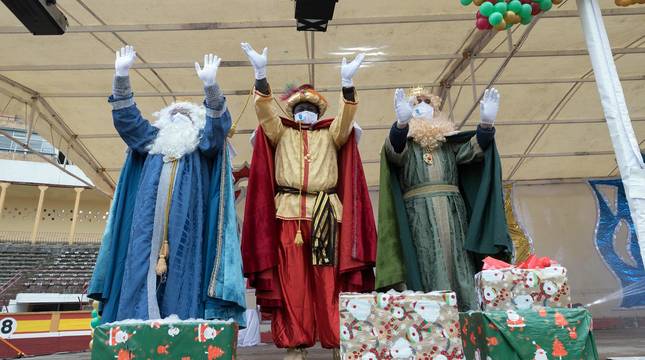 Fotos de la visita de los Reyes Magos a Tudela