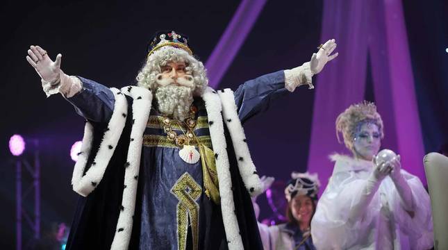 Fotos de la visita de los Reyes Magos a Pamplona