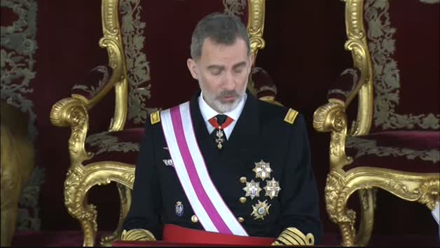 Vídeo: Felipe VI preside la Pascua Militar y recuerda el compromiso de todos los españoles con la Constitución