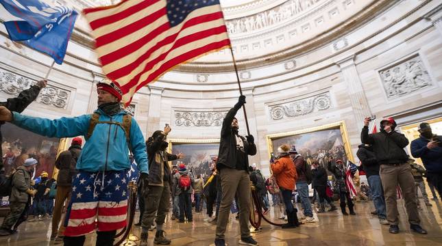 Fotos del asalto al Capitolio de Estados Unidos