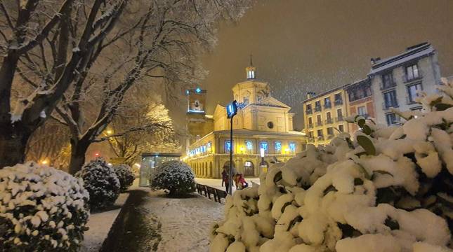 Fotos de la nevada por el temporal 'Filomena' en Navarra