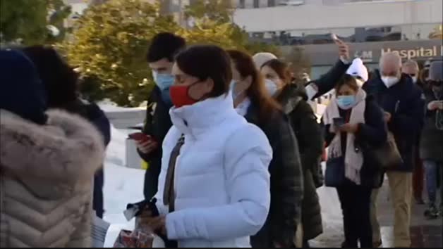 Vídeo: Las caídas por el temporal de frío y nieve saturan las urgencias de los hospitales