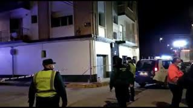 Vídeo del incendio de una vivienda en Marcilla