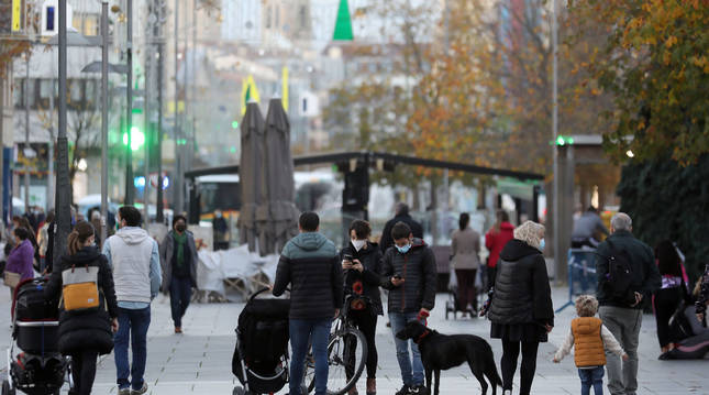 Avenida Carlos III de Pamplona.