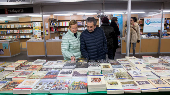 Foto de la III Feria de la edición del libro, disco y otros soportes celebrada en Pamplona en 2019.