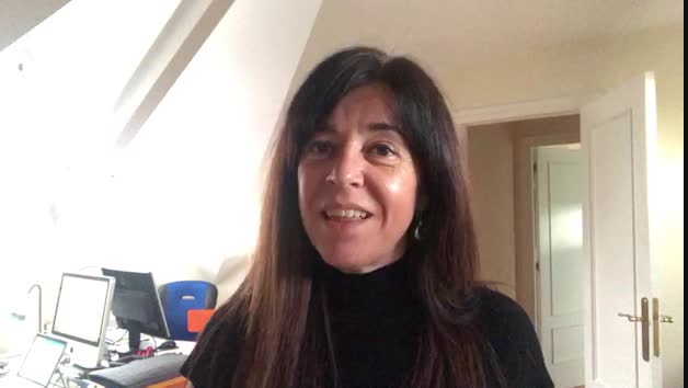 Marta Borruel, este jueves en el Club de Lectura de Diario de Navarra