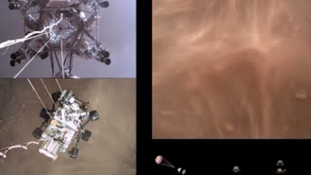 Video del amartizaje del Perseverance