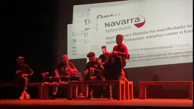 Vídeo: Escena de la obra 'Una mochila, una vida'