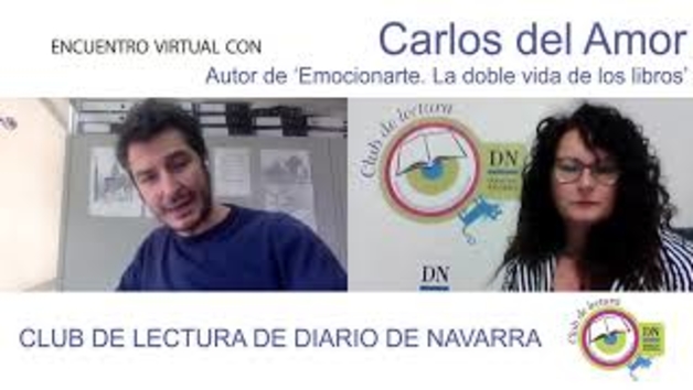 Encuentro del Club de Lectura de Diario de Navarra con el escritor y periodista Carlos del Amor