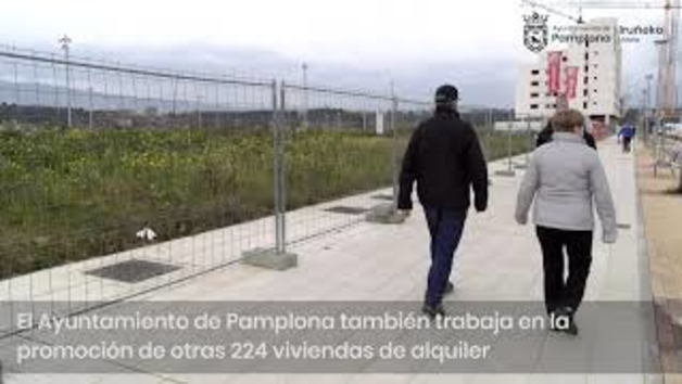 Vídeo de la cesión de parcelas en Pamplona para la construcción de viviendas