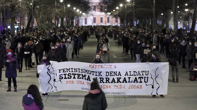 Actos del 8-M en Navarra